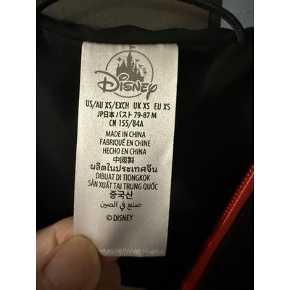 Disney Parks WDW Minnie Mouse Red Windbreaker Rain Jacket Red Size XS NWT - Picture 15 of 15